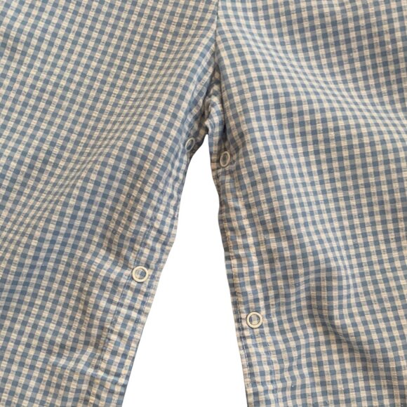 Vintage Pastel Blue Gingham Bird Romper 18 Months - Picture 2 of 5